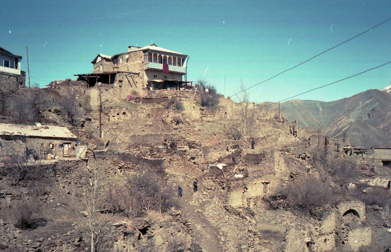 Вид на старую часть села Вачи