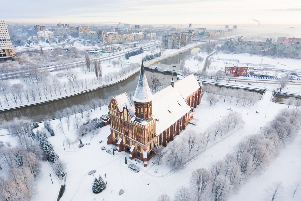 Кафедральный собор в Калининграде. Фото: Konstantin Tronin / Shutterstock